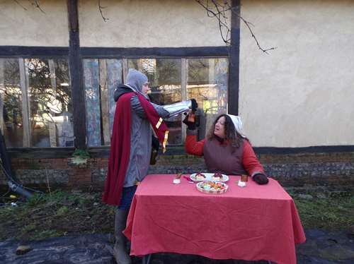 apéro pour les parents pendant les énigmes des enfants