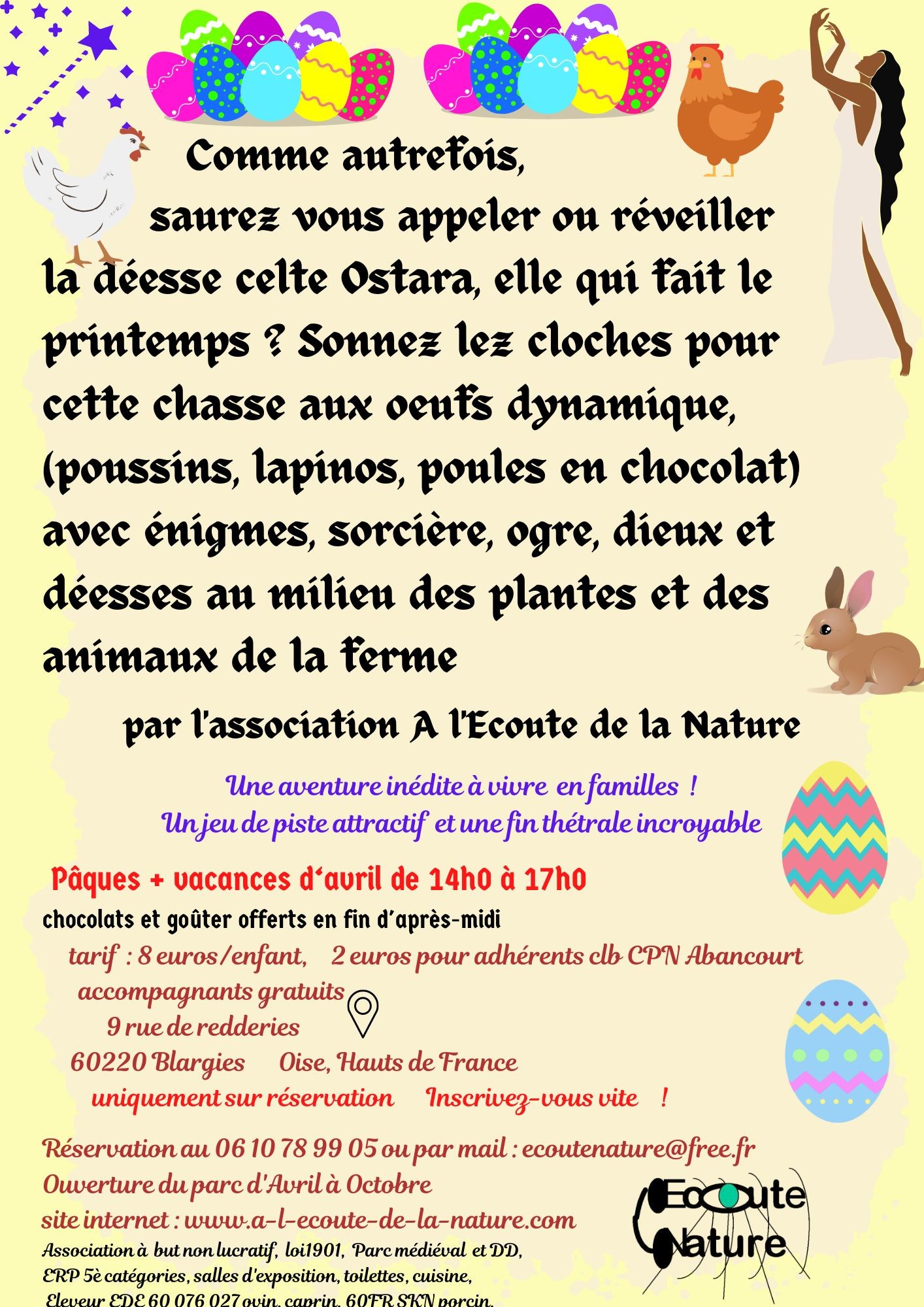 Aventure feerique paques ostara familles avril