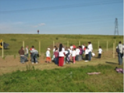 atelier jardinage d'une école à persan