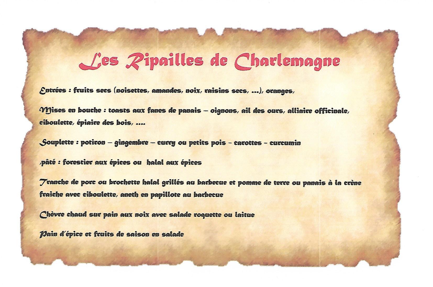 Ripailles de charlemagne 1